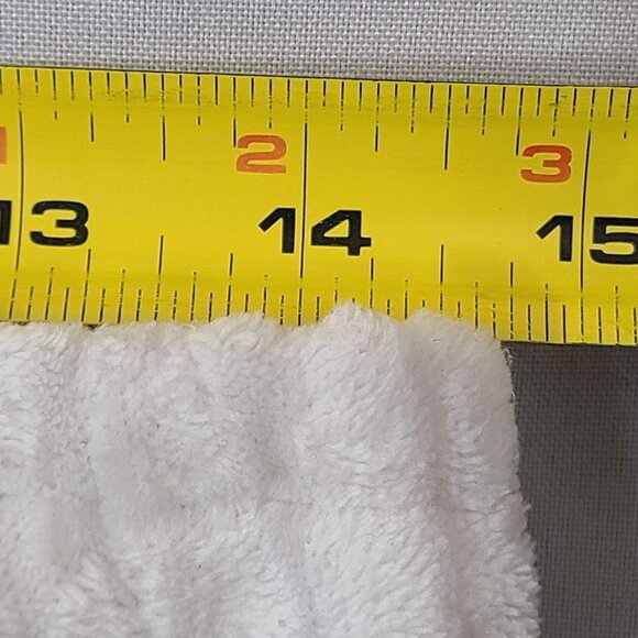 Life Rocks Womens Large White Ribbed Plush Lounge Pants - Picture 5 of 8